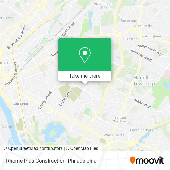 Rhome Plus Construction map
