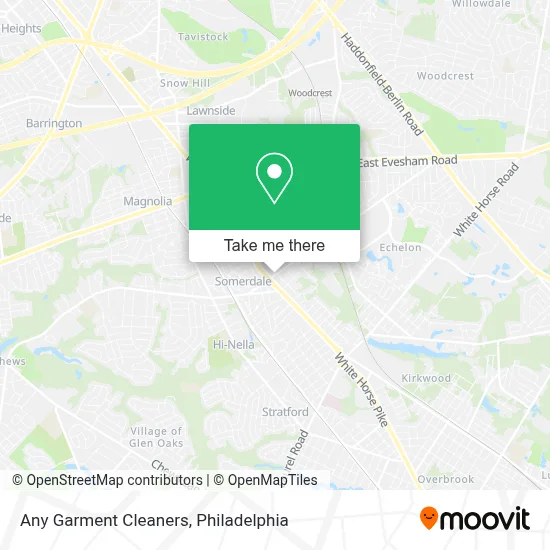 Any Garment Cleaners map