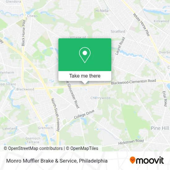 Monro Muffler Brake & Service map