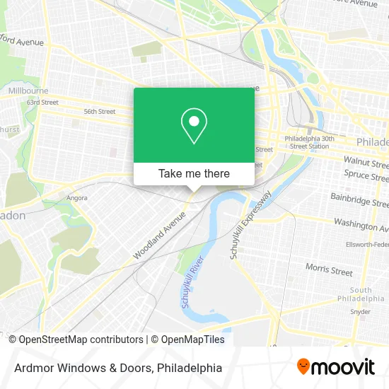 Ardmor Windows & Doors map