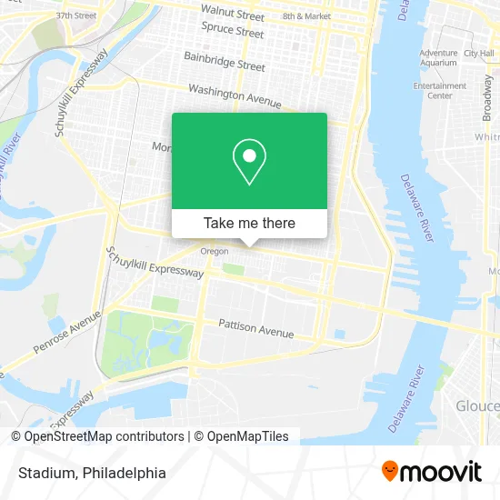 Stadium map
