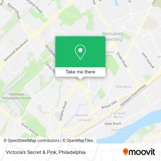 Victoria's Secret & Pink map