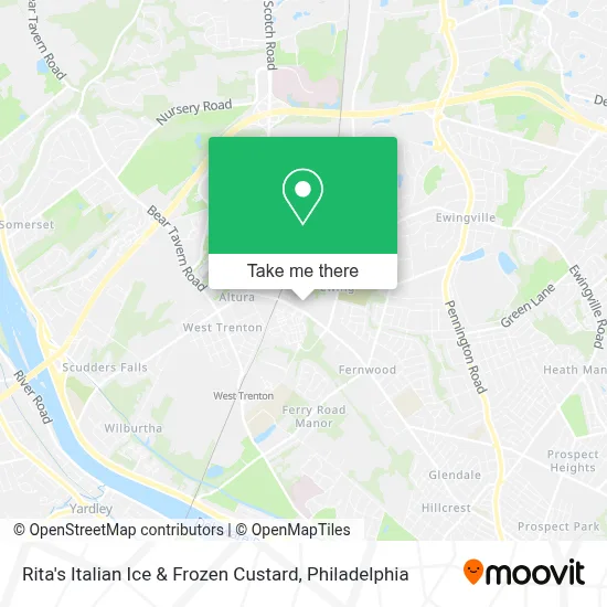 Rita's Italian Ice & Frozen Custard map