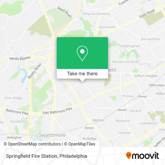 Springfield Fire Station map