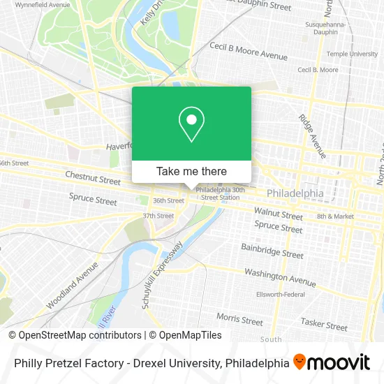 Philly Pretzel Factory - Drexel University map
