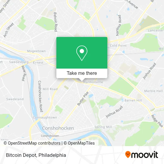 Bitcoin Depot map