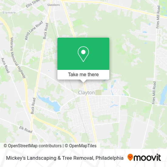 Mickey's Landscaping & Tree Removal map