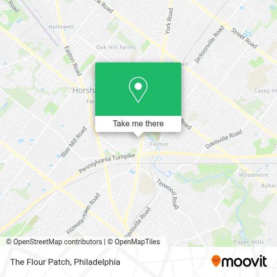 The Flour Patch map