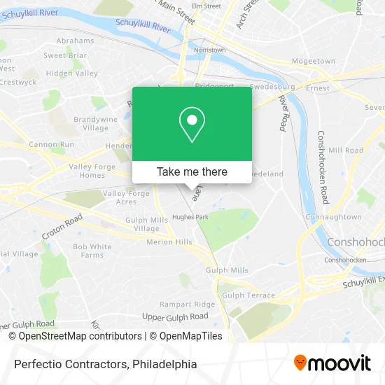 Perfectio Contractors map