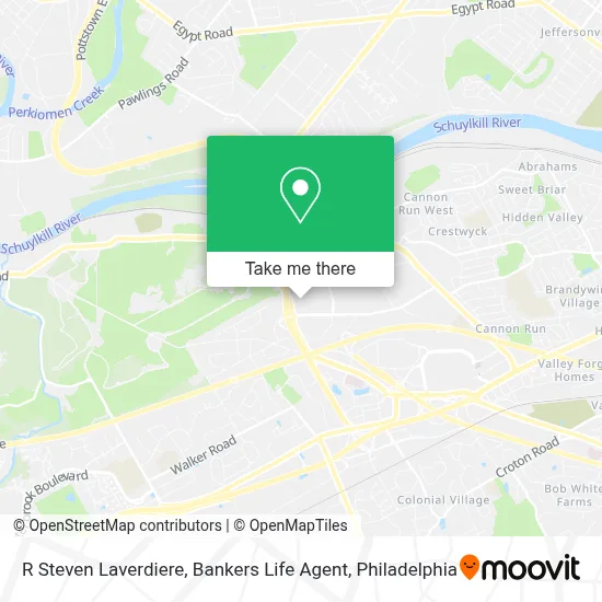 R Steven Laverdiere, Bankers Life Agent map