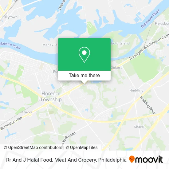 Rr And J Halal Food, Meat And Grocery map