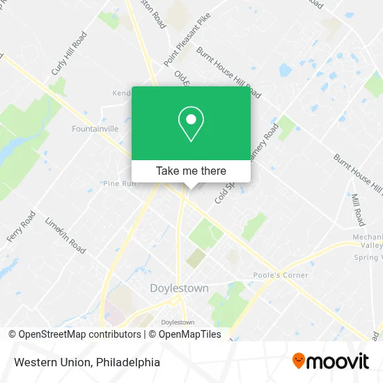 Western Union map