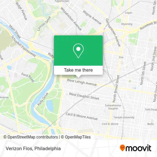 Verizon Fios map