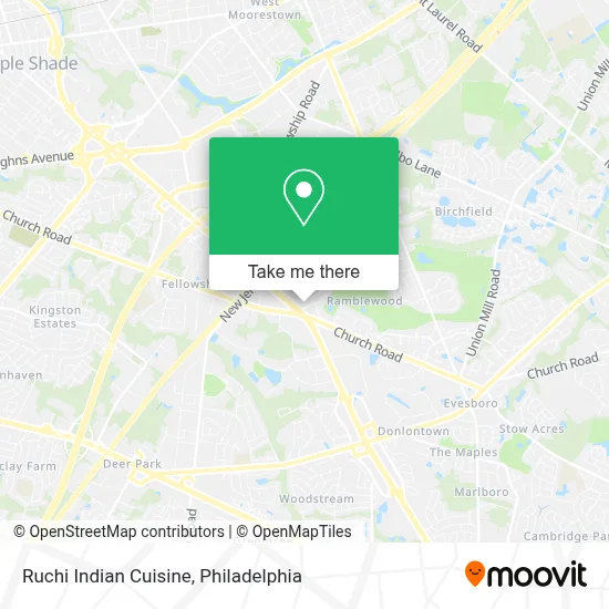 Ruchi Indian Cuisine map