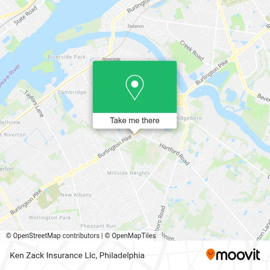 Ken Zack Insurance Llc map