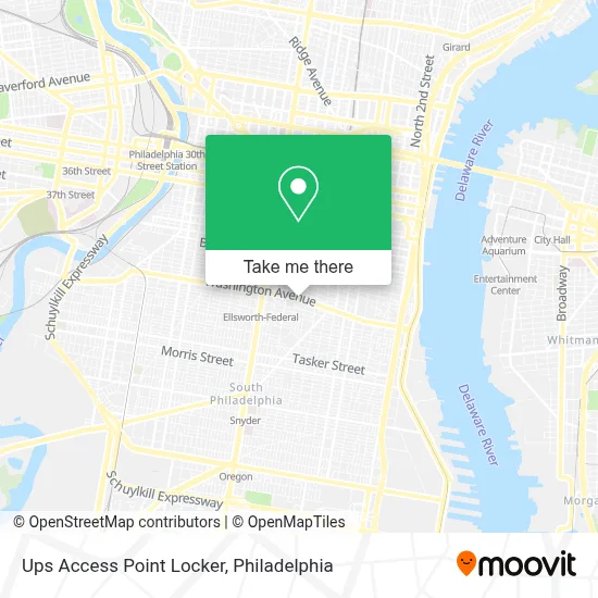 Ups Access Point Locker map