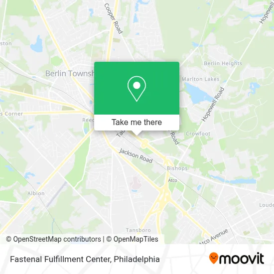 Fastenal Fulfillment Center map