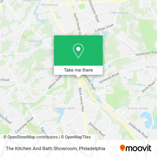 The Kitchen And Bath Showroom map