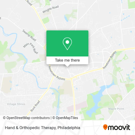 Hand & Orthopedic Therapy map