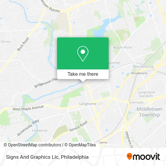 Signs And Graphics Llc map