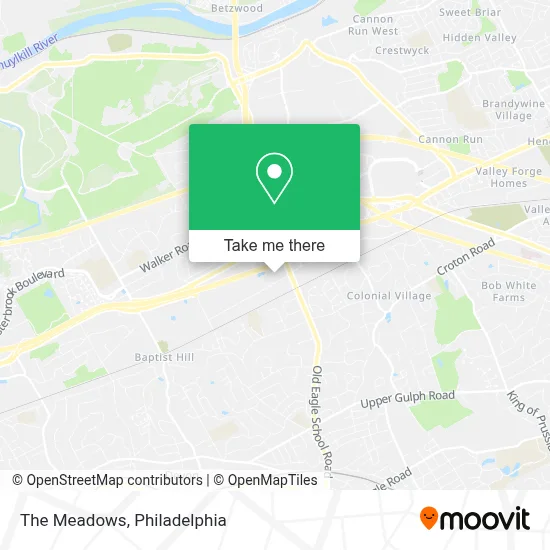 The Meadows map