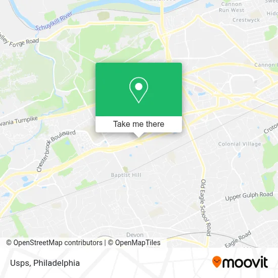 Usps map