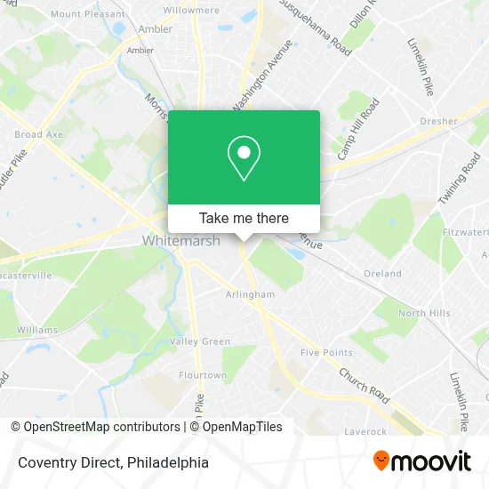 Coventry Direct map