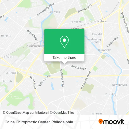 Caine Chiropractic Center map