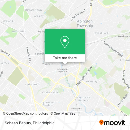 Scheen Beauty map