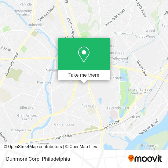 Dunmore Corp map