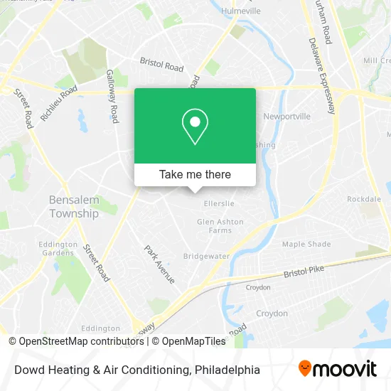 Dowd Heating & Air Conditioning map