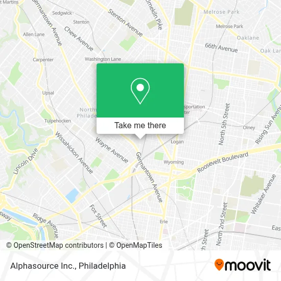 Alphasource Inc. map