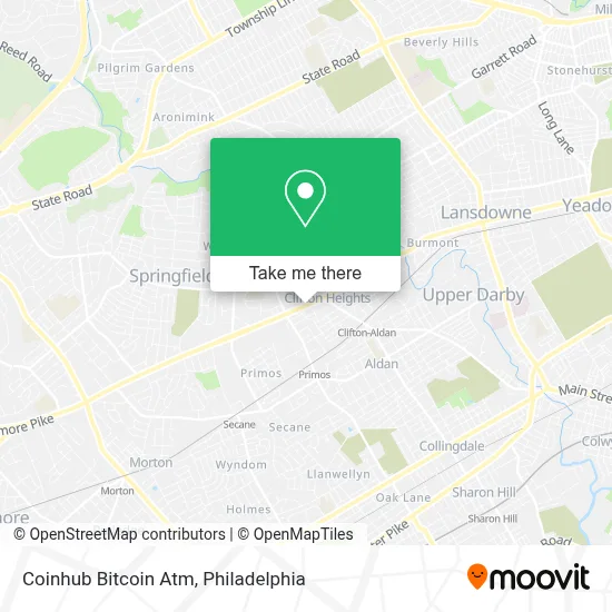Coinhub Bitcoin Atm map