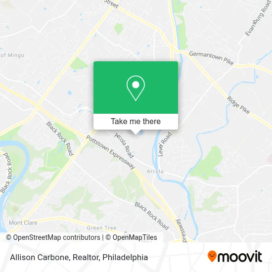 Allison Carbone, Realtor map