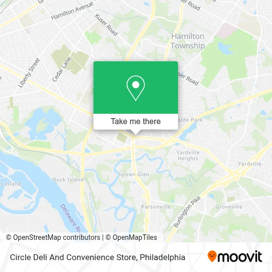 Circle Deli And Convenience Store map