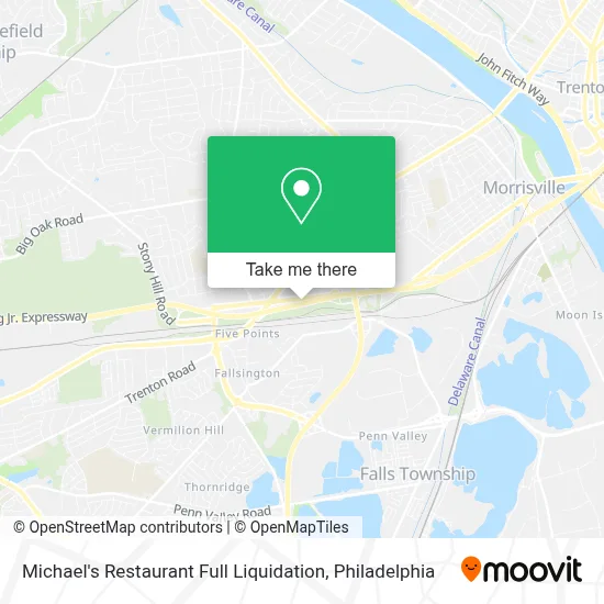 Michael's Restaurant Full Liquidation map