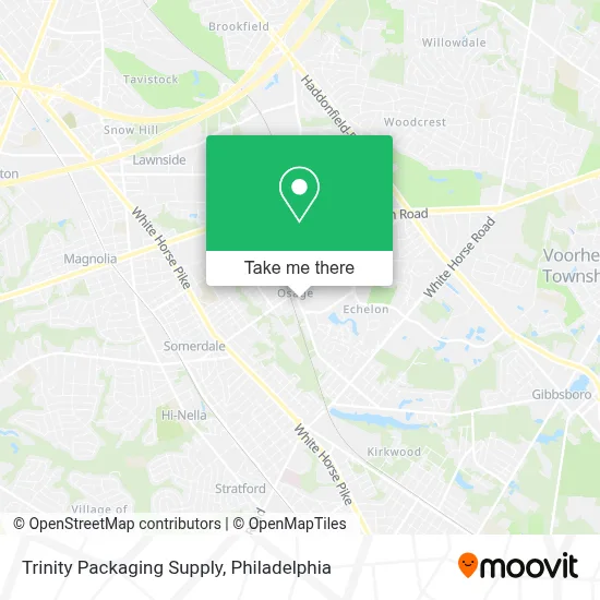 Trinity Packaging Supply map