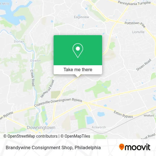 Brandywine Consignment Shop map