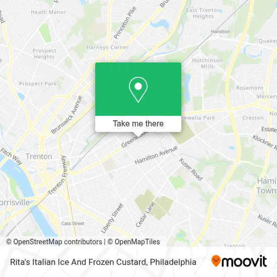 Rita's Italian Ice And Frozen Custard map
