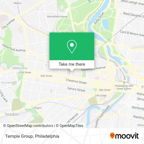 Temple Group map