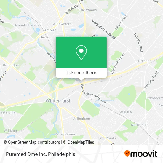 Puremed Dme Inc map