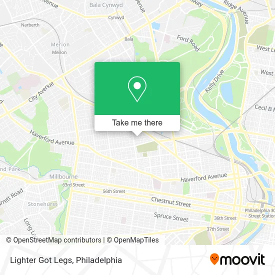 Lighter Got Legs map