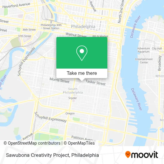 Sawubona Creativity Project map