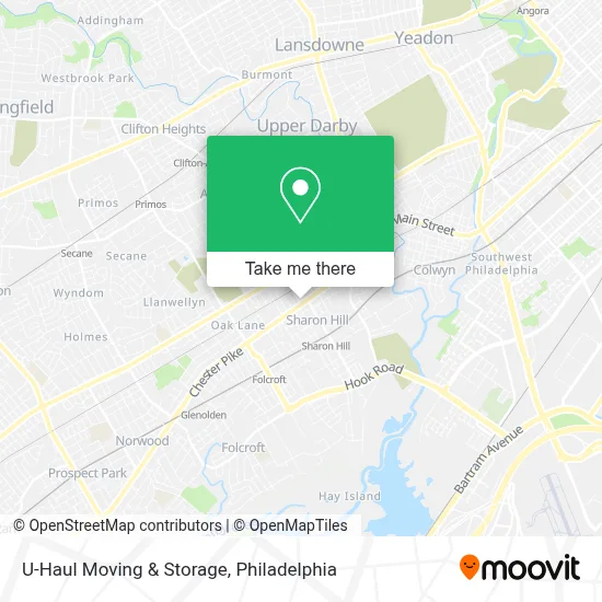 U-Haul Moving & Storage map
