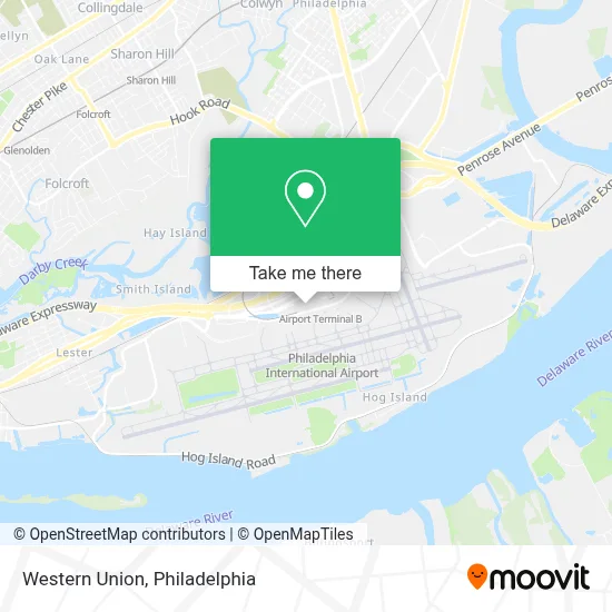 Western Union map