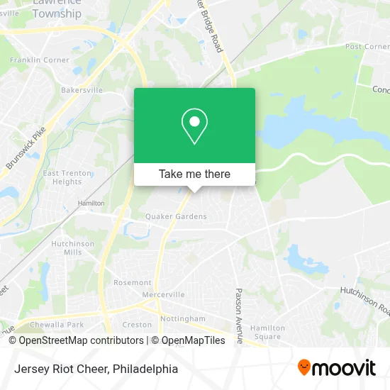 Jersey Riot Cheer map