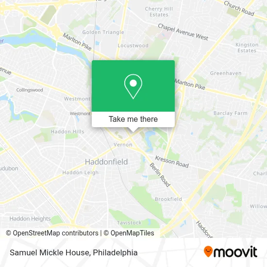 Samuel Mickle House map