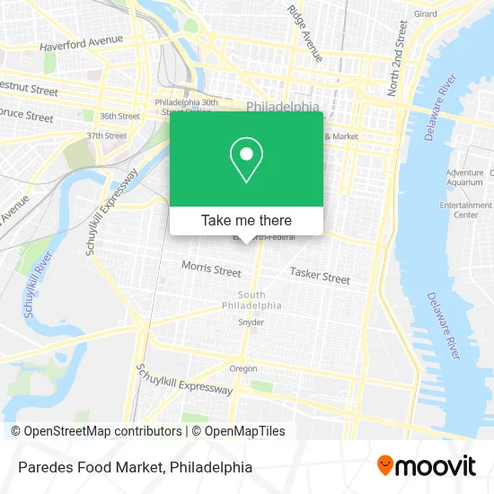 Paredes Food Market map