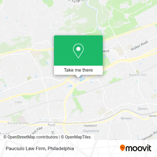 Pauciulo Law Firm map