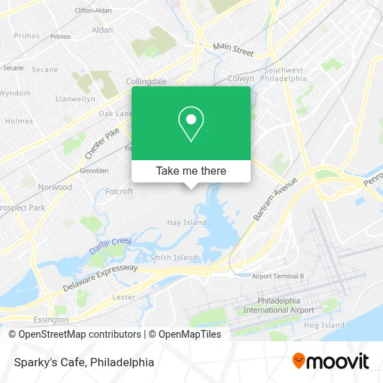 Sparky's Cafe map